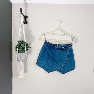 Denim Envelope Skort
